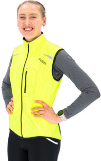 Fusion S1 Run Vest Dames geel - XL