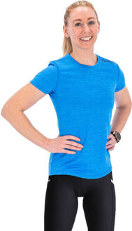 Fusion Shirt Korte Legging Set Dames blauw