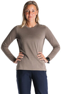 Fusion Technical Merino 150 Longsleeve Dames beige - XS