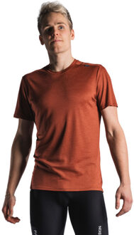 Fusion Technical Merino 150 T-Shirt Heren oranje - XL