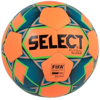 Futsal Super Voetbal - Oranje / Fluo Groen | Maat: UNI