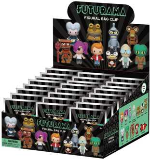 Futurama 3D Foam Bag Clips Series 1 Display (24)