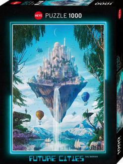Future Cities - Sky Isle Puzzel (1000 stukjes)