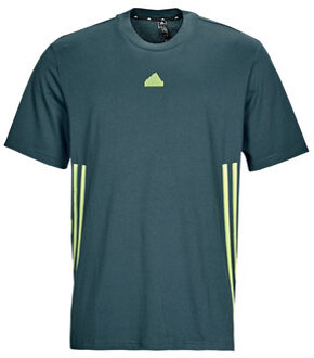 Future Icon 3 Stripes T-shirt Heren donkergrijs - M