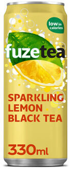 Fuze - Ice Tea Sparkling Lemon Black Tea 330ml 24 Blikjes