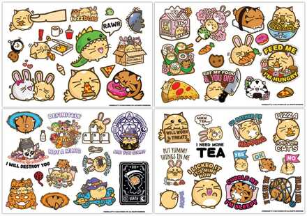 Fuzzballs Tech Sticker Pack