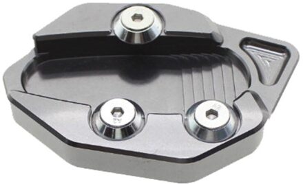 FX CNC Aluminium Motorfiets Kickstand Footside Side Stand Extension Englarger Plaat Pad VOOR YAMAHA TMAX530 tmax530 grijs