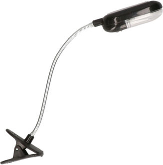 FX Light LED Leeslamp met klem - zwart - 25 cm - incl. batterijen