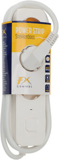FX Light Stekkerdoos 3-voudig wit 140 cm snoer