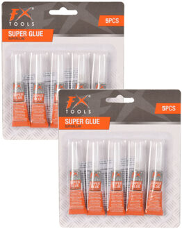 FX Tools 4x stuks hobby superlijm tube 5x 3 gram op blister
