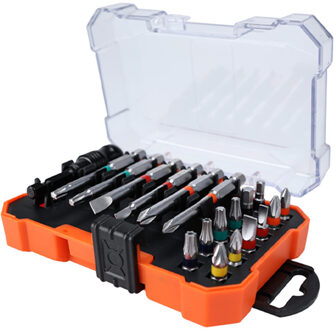 FX Tools Bitset - 19-delig - staal - schroefbitset - in gereedschapkist