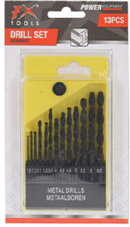 FX Tools Borenset - 13-delig - metaal - 1.5 tot 6.5 mm - inclusief houder