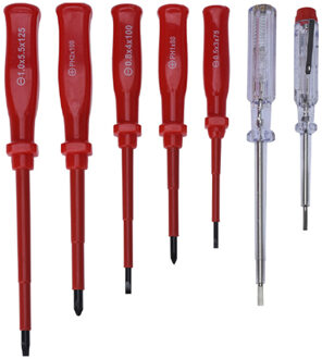 FX Tools Schroevendraaierset - 7-delig - elektrisch - blisterverpakking