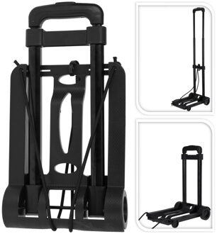FX Tools Steekwagen transport trolley - kunststof/metaal - max 30 kilo - opvouwbaar
