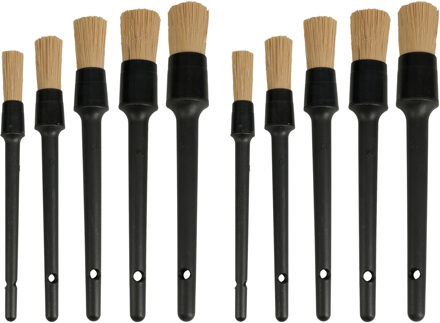 FX Tools Verfkwasten set 5delig - 2x - ronde kwasten - 5 formaten - kwasten