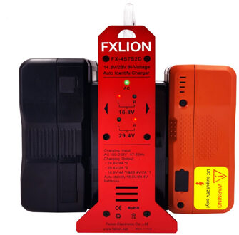 FXLion 14.8V/26V Battery 2-ch V-lock Charger