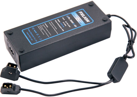 FXLion dual V-lock charger / AC adapter for BPM series (D-tap)