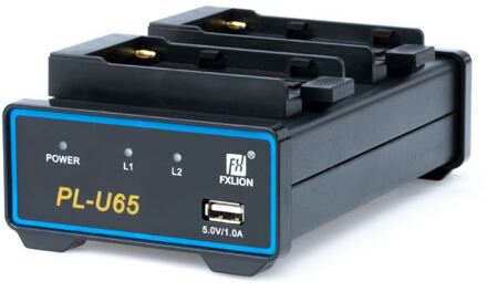 FXLion PLU-65 DV Duo Charger DV/Sony BPU Battery