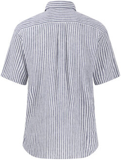Fynch-Hatton Korte mouw overhemden 15046141 - maat S Blauw