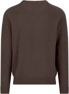 Fynch-Hatton Pullover V-Neck Supersoft Earth  XL Bruin
