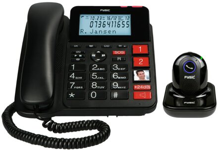 Fysic Big Button telefoon/draadloze SOS alarmzender