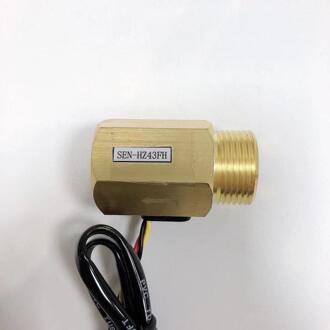 G 3/4 "Man-vrouw * Machine Kogelkraan Messing Koperen Water Flow Magnetische Sensor Messing Water Debiet sensor SEN-HZ43FH