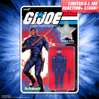 G.I. Joe ReAction+ Wave 08 - Snake Eyes (America's 250th Anniversary) Super7