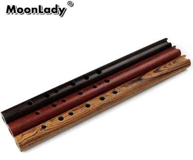 G key Flute Quena Indian Musical Instrument Red Sandalwood Flute Quena Woodwind Instrument Dalbergia Vertical Flute with Bag