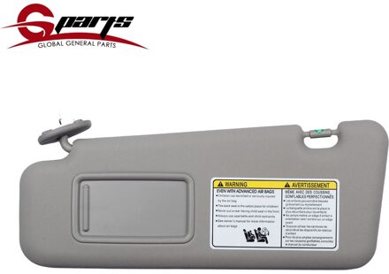 G-Onderdelen Zonneklep Zonnescherm Shield Links Zonnedak Met Vanity Light Fit Voor Toyota Highlander 74320-48500-B0 Montage