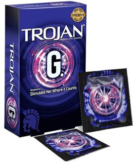 G-spot 10 Condooms Transparant - 53 (omtrek 11-11,5 cm)