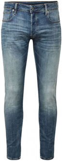 G-Star 3301 slim - maat 28-34 Indigoblauw