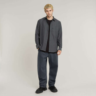 G-Star Bristum 2.0 slim shirt ls - maat M Grijs