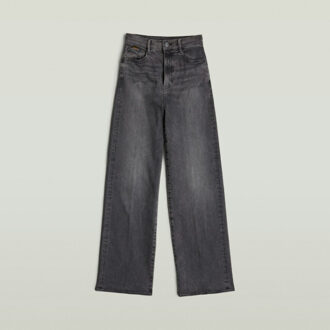 G-Star deck 2.0 high loose jeans d23591-d874 h402 worn in sacramento Zwart - 27-34