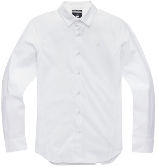 G-Star Gekleed super slank shirt G-star , White , Heren - 2XL