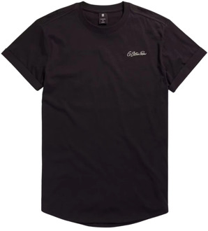 G-Star Grafische Print Loose Fit T-shirt G-star , Black , Heren - Xl,L,M,S