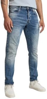 G-Star Jeans 3301 Slim Fit Worker Blue Faded Blauw (51001-A088-A888)