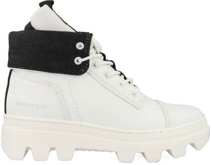 G-Star NOXER HGH FLD LEA 2211 020810 1000 Wit maat