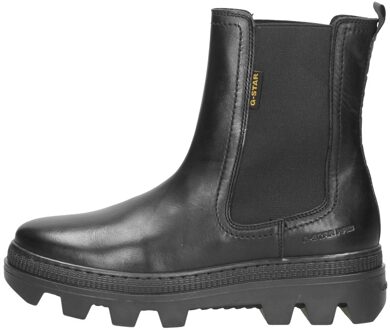 G-Star Noxer Leren Chelsea Boot met Elastische Inzetstukken G-star , Black , Dames - 41 Eu,36 Eu,39 Eu,40 EU