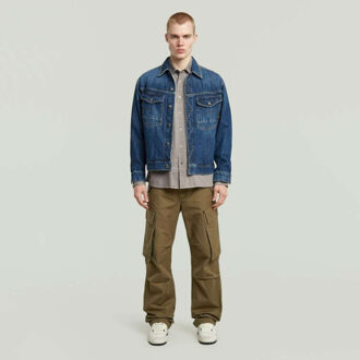 G-Star Panelled pkt regular shirt ls Grijs - M