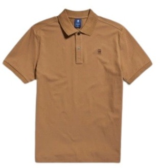 G-Star Polo- GS Dunda Slim FIT S/S G-star , Brown , Heren - Xl,L,M,S,Xs