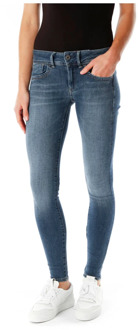 G-Star RAW Lynn mid waist skinny jeans met stretch - W25/L30