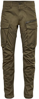 G-Star RAW Rovic tapered fit cargobroek met stretch Legergroen - W31/L32