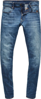 G-Star RAW skinny fit jeans Elto medium indigo aged Blauw - 33-34
