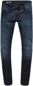 G-Star RAW skinny fit jeans Revend dark aged Blauw - 30-32