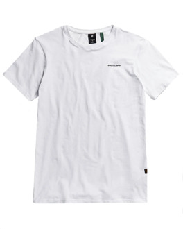 G-Star RAW Slim Base R T-shirt van biologisch katoen met logo Wit - XL