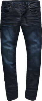 G-Star RAW slim fit jeans 3301 dark aged Zwart - 30-32