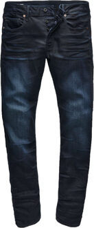 G-Star RAW slim fit jeans 3301 dark aged Zwart - 36-36
