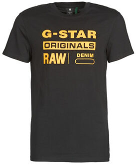 G-Star RAW T-shirt met logo zwart