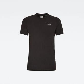 G-Star RAW T-shirt van biologisch katoen met logo Zwart