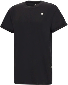 G-Star RAW T-shirt van biologisch katoen zwart - L